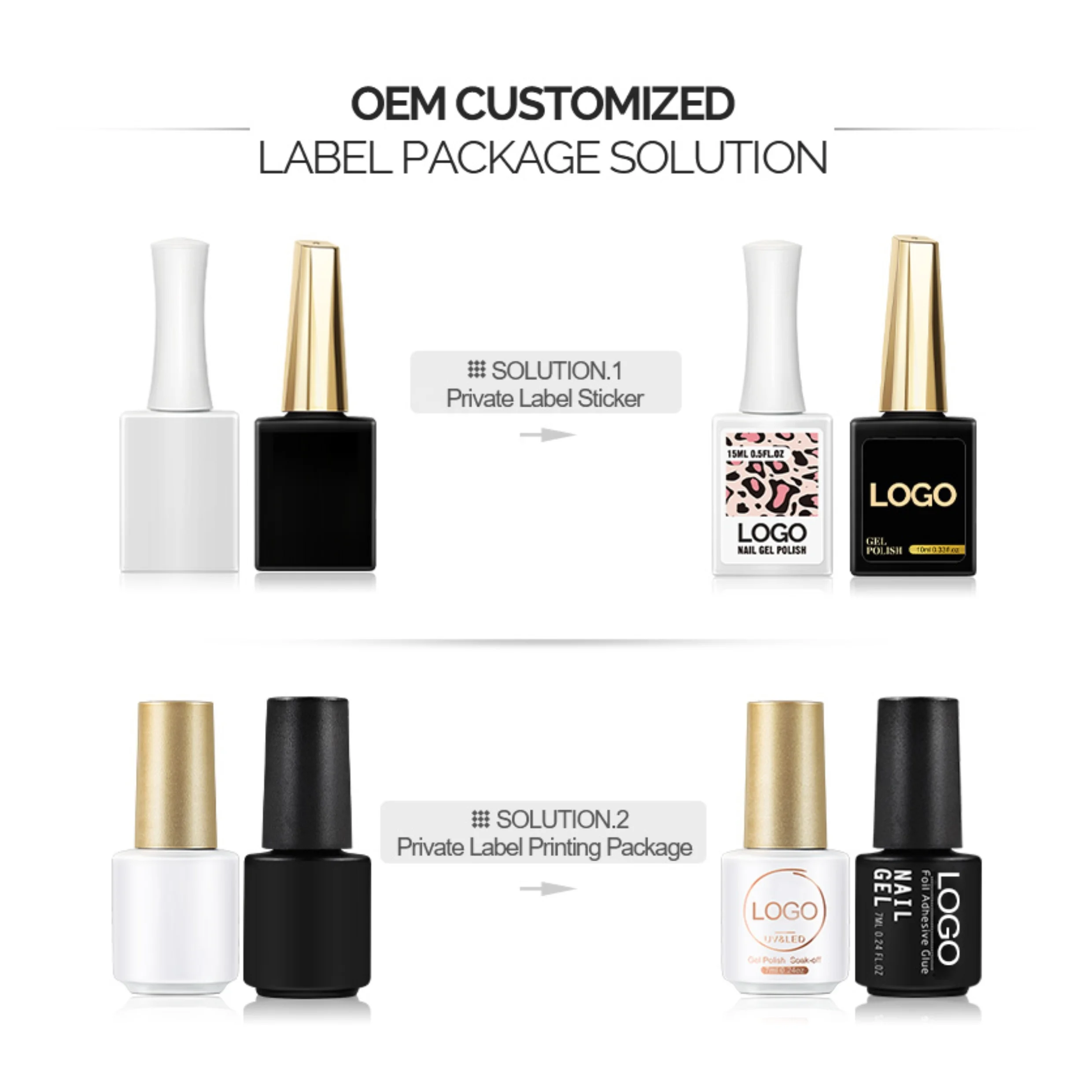 OEM Colors Nail Polish Private Label UV Gel Semi Cured Long Lasting Gel Polish Soak off Nail Gel Starter Kit