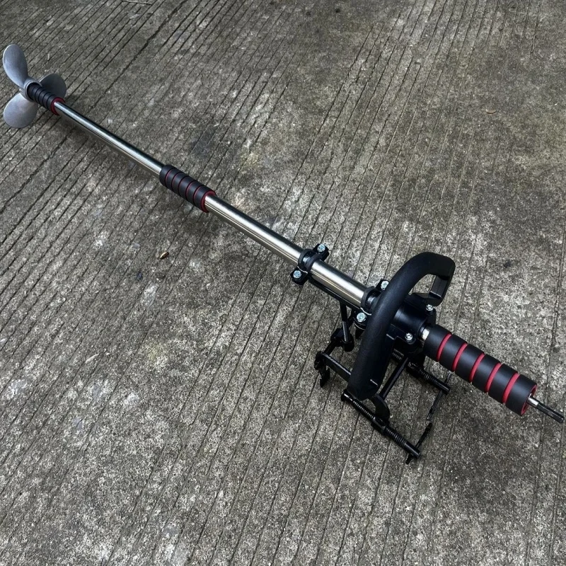 Propeller Handheld Thruster Outboard Motor Power Outboard Machine Aluminum Blade Kayak Charging Hang Machine to Upgrade