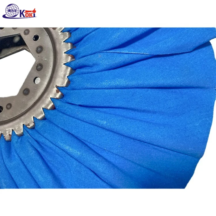 Grinding fiber non-woven fabric nylon rod disc manual grinding air passage polishing wheel