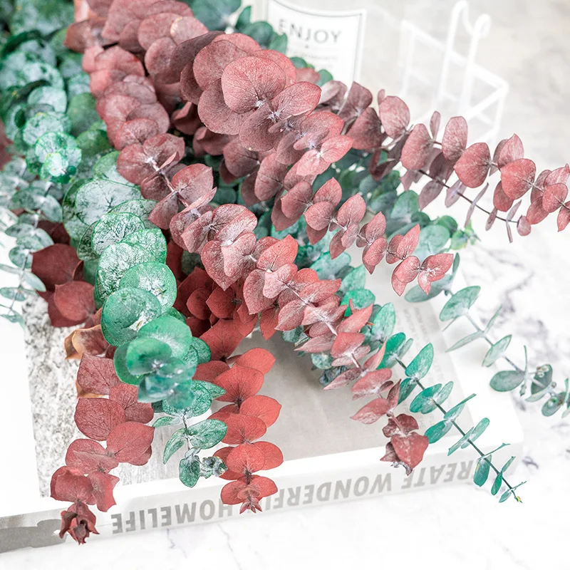 Hot Selling Eucalyptus Dry Leaves Collocation Dried Flowers Bouquet Home Shop Decoration