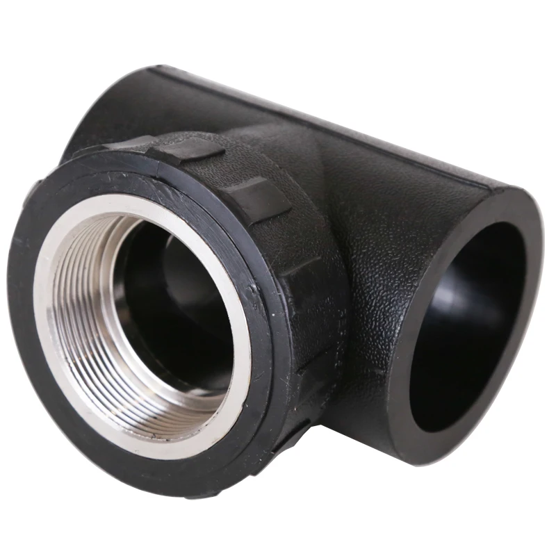Factory Price HDPE Tube Pipe Fittings Pipe Fittings Hdpe Hot Melt Tee For Gas System