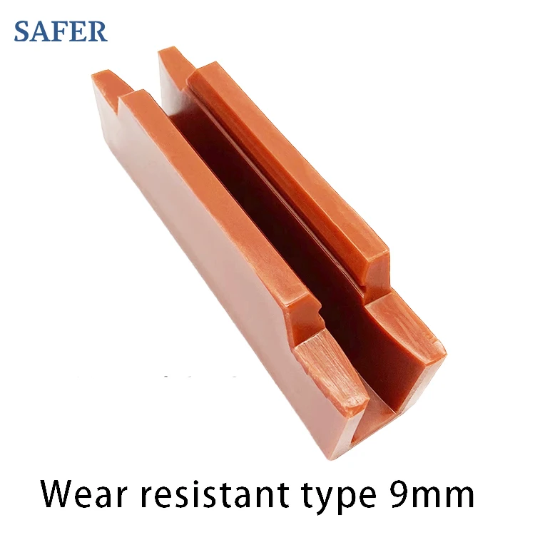 Mitsubishi 10mm Elevator Guide Shoe Busher Lining Rail Guide Shoe 120*16mm 9mm