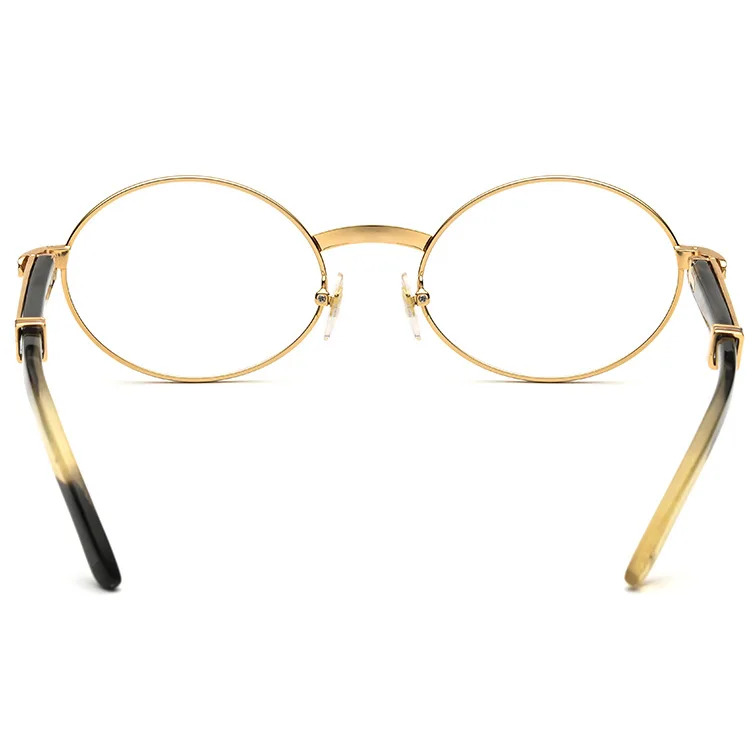 Factory Direct Selling Newest High Quality Fashion Natural Ox Horn Glasses Designer Custom Women Men Optical Frames