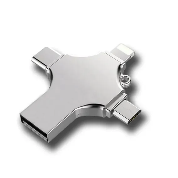 Manufacturer Mobile Phone High Speed  2Gb 4Gb 8Gb 16Gb 32 Gb Portable 4 In 1 3.0 Type C Otg Usb Flash Drive