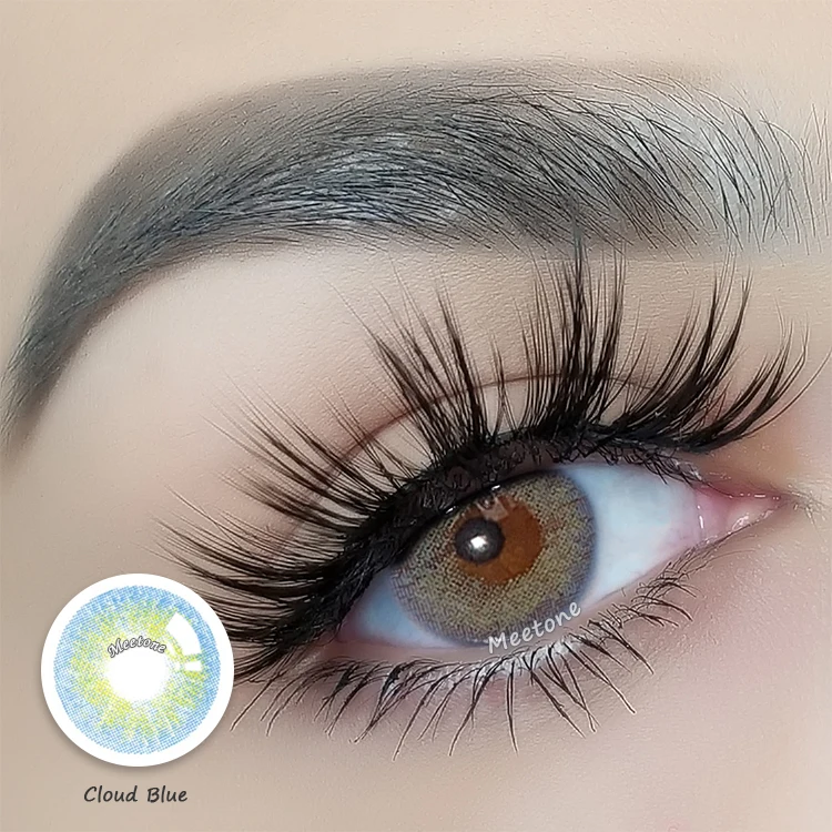 Super Natural Meetone cloud best quality silicone hydrogel yearly  korean colored contact lenses