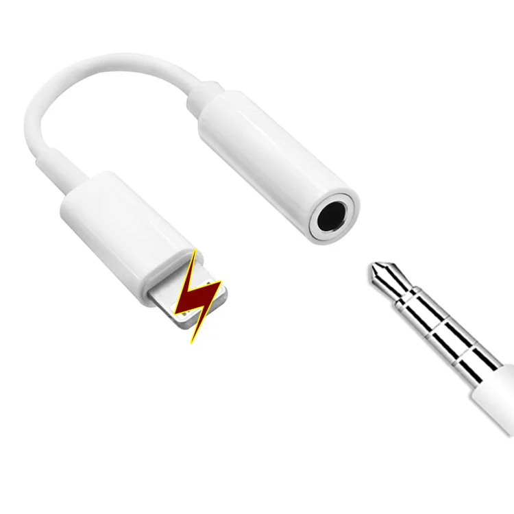 
3.5mm Jack Ios Headphone Adapter Audio Earphone Earbuds Adapter For iPhone SE /11 Pro Max/XS/XR/X/8 