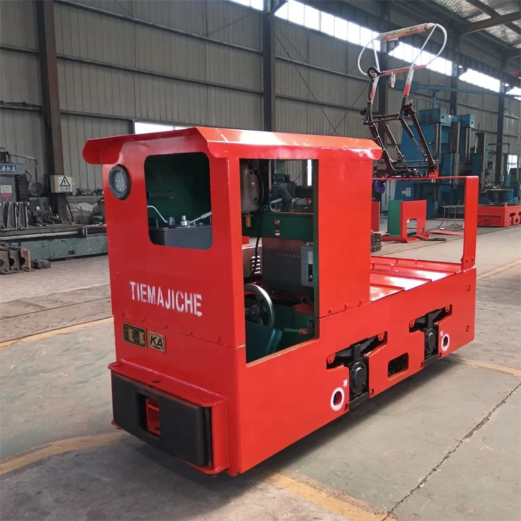 
Metal mine CJY3 tunnel railway locomotive for towing 