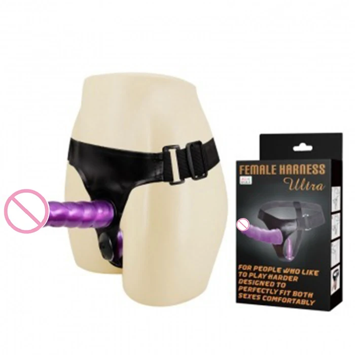 Hot selling hard double head power pants hair cannon lesbian wear pull solid color dildoPower Concrete Vibrators