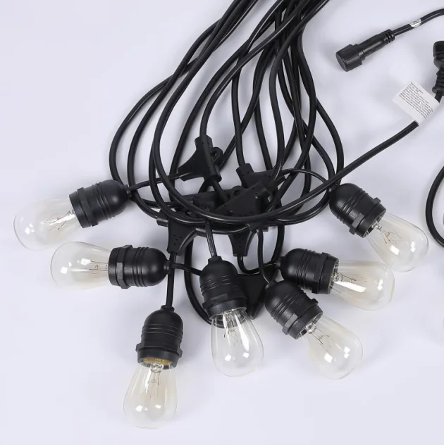 
S14 Bulb Outdoor Waterproof Decoration Restaurant Cafe Pole String Light 