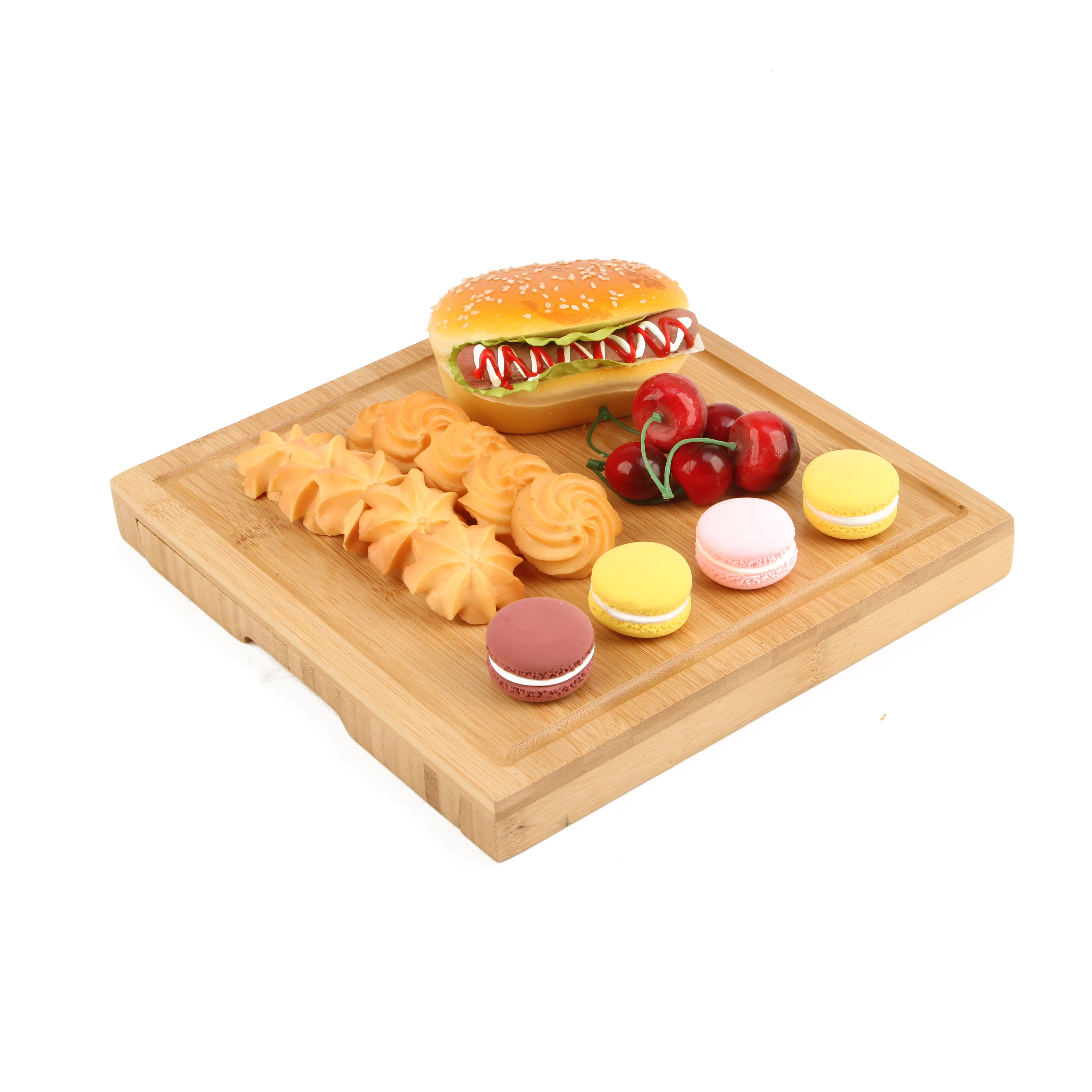 XH Banmboo Charcuterie Boards Set with 4 pcs cheese knives, Charcuterie Board Set, Bamboo Cheese Board Set