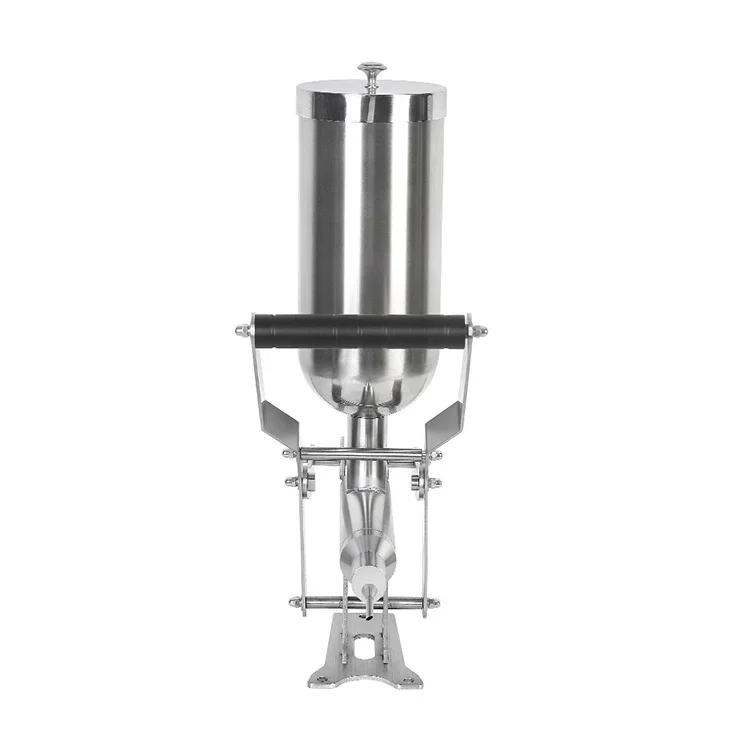 Hot Sale Commercial Spanish Donuts Churros Filler 304 Stainless Steel 5L Manual Churros Filling Machine With 5 Nozzles
