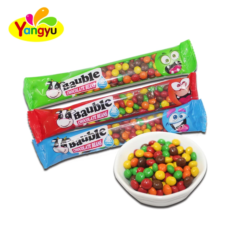 Puffed Chocolate Bean candy for wholesale