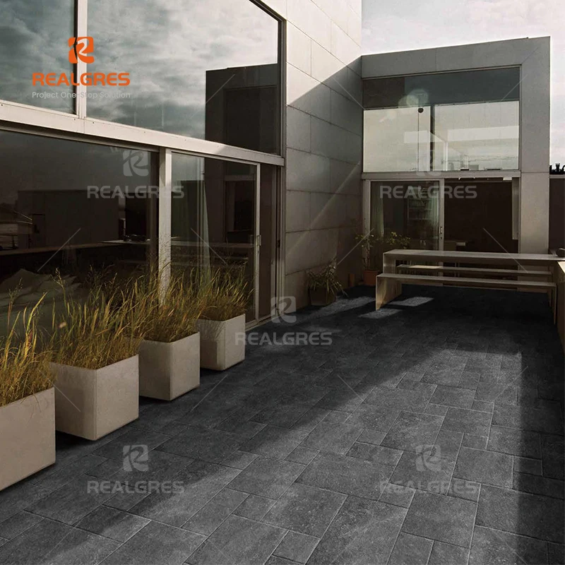 Natural Antique Paving Front House Decoration Garden Tile Indoor/Outdoor French Pattern Porcelain Floor Tiles