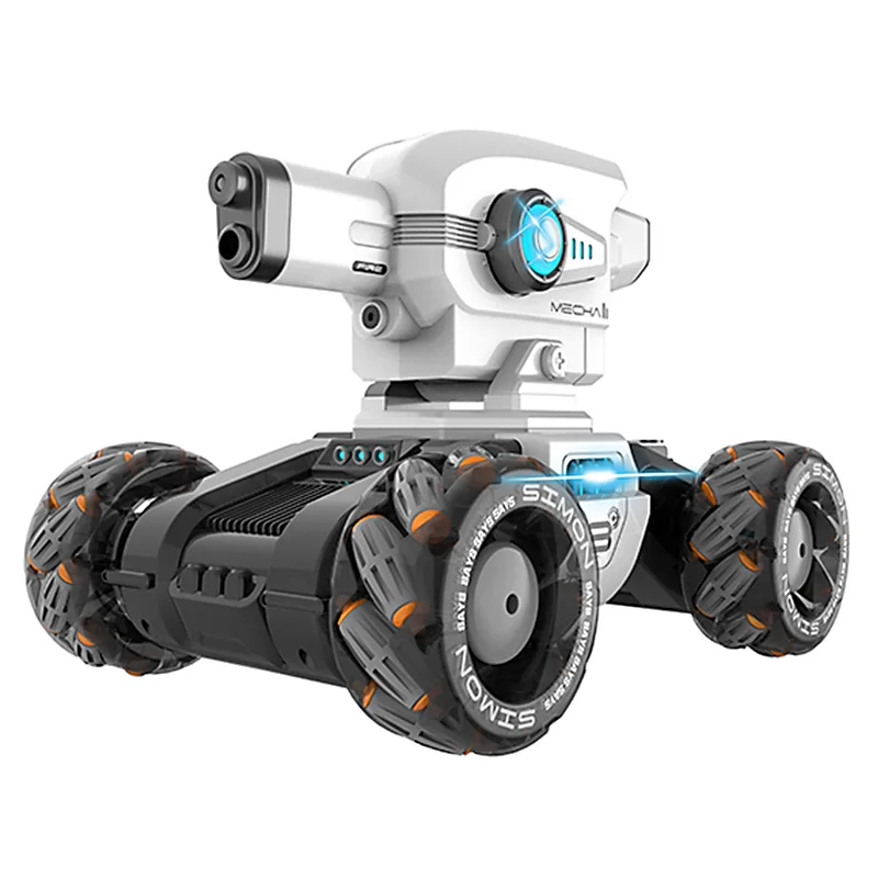 007 Mecha Guardian Wearable Handle Dual Programming Water Bomb Spray Music Stunt Tank Electric Toy Car Remote Control Toys Kid