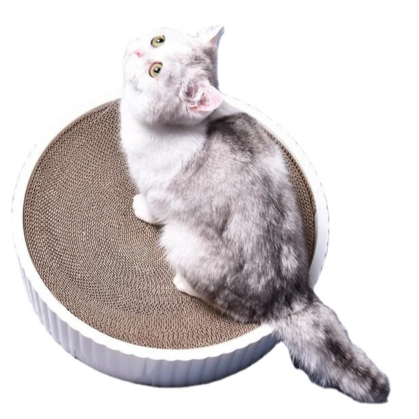 Wholesale hot seller cat scratching post pet toy big cat cardboard house