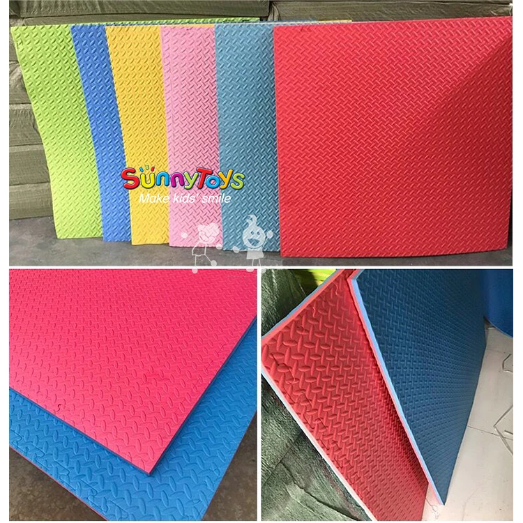 White Color EVA Soft play mats waterproof puzzle EVA foam floor mat