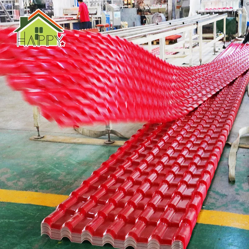 Factory supply Plastic Roofing Tile/ASA Coated PVC Roofing/UPVC/ASAPVC Roof Sheet