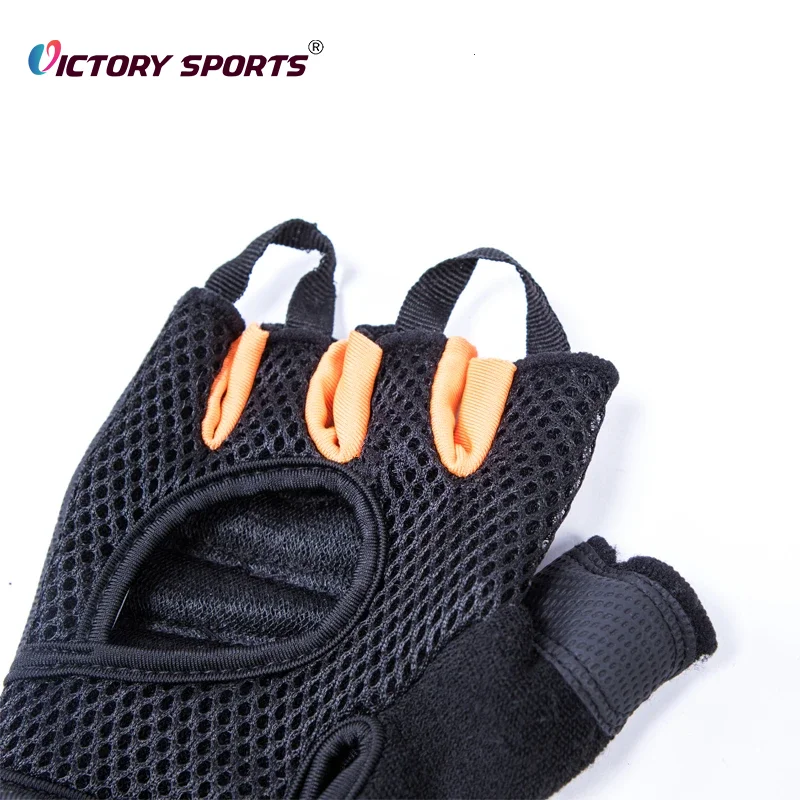 Wholesale Custom Gym Weight Lifting Fitness Training Cycling Half Finger Sport Gloves