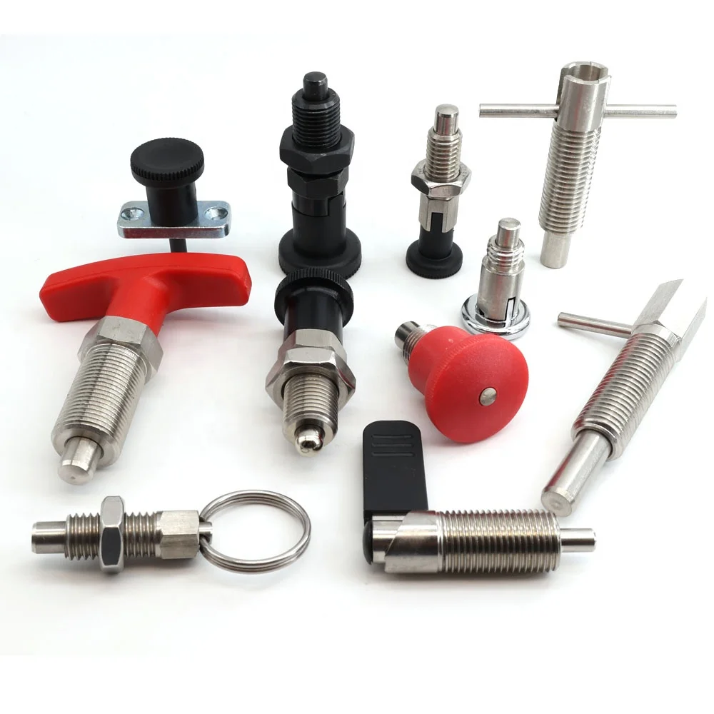 Spring Loaded Locking Pull Pin Latch Knob Index Plunger