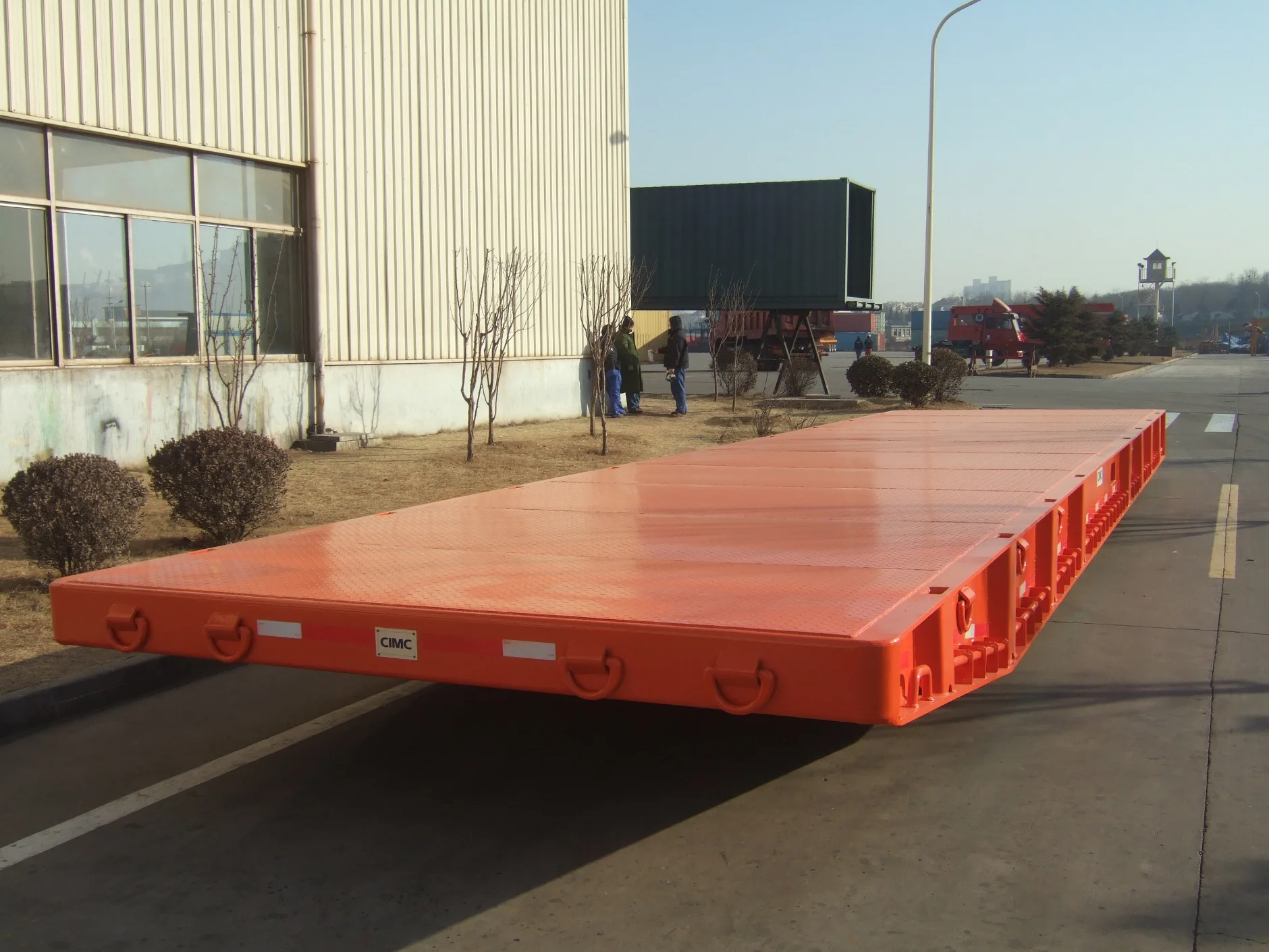 40ft Mafi трейлер стальной полуприцеп рулонный для транспортных нужд