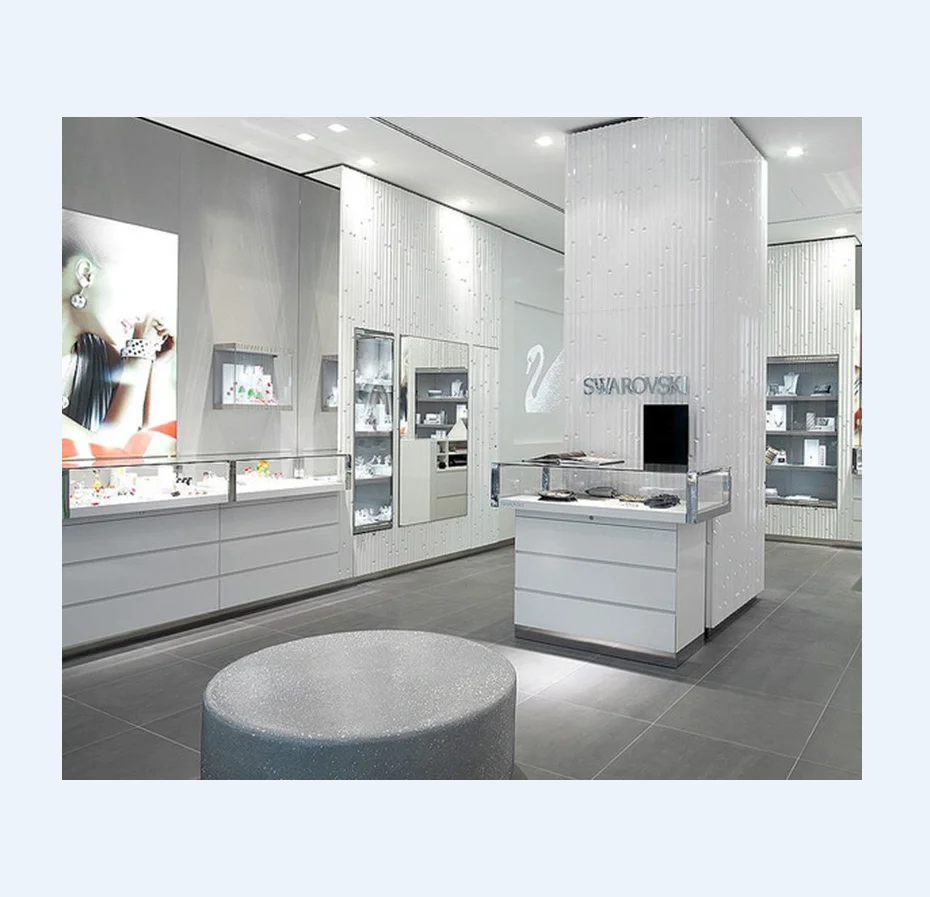 Лучшая популярная Античная овальная зеркальная витрина для ювелирных изделий/акриловая