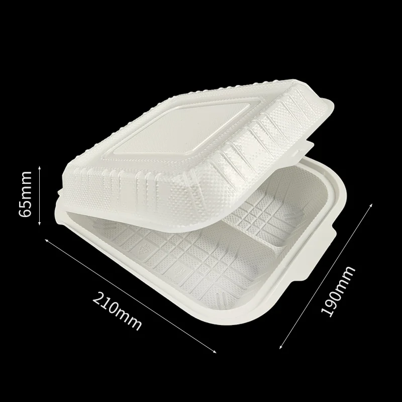 2 Compartments Color Freeze To Go Containers Clamshell Food Containers With Clear Hinged Lids Lunch Box