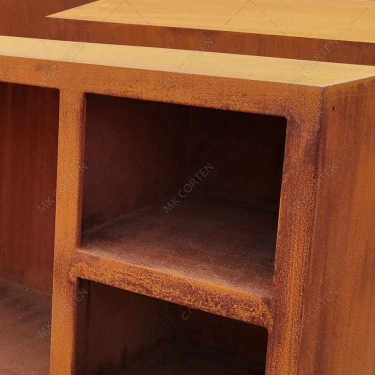 Corten Steel Grill Red Party Charcoal Grill Corten Steel Grill Oven