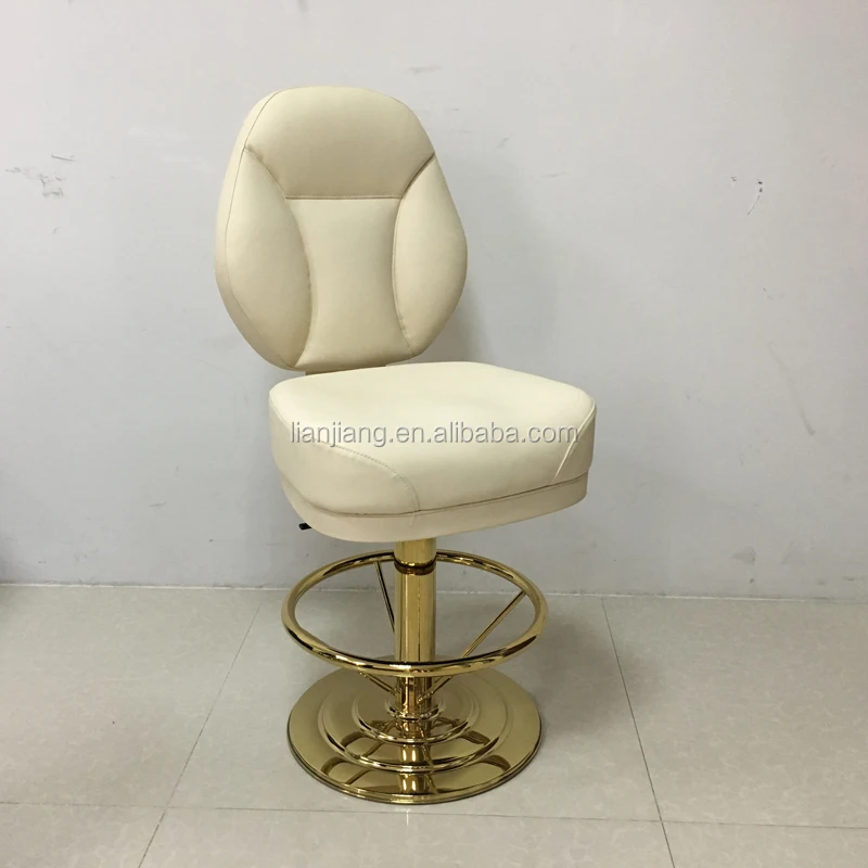 Высокое качество, новая модель, кресла для казино в виде покера с регулируемым металлическим основанием, стул для казино, деревянный барный стул, барный стул