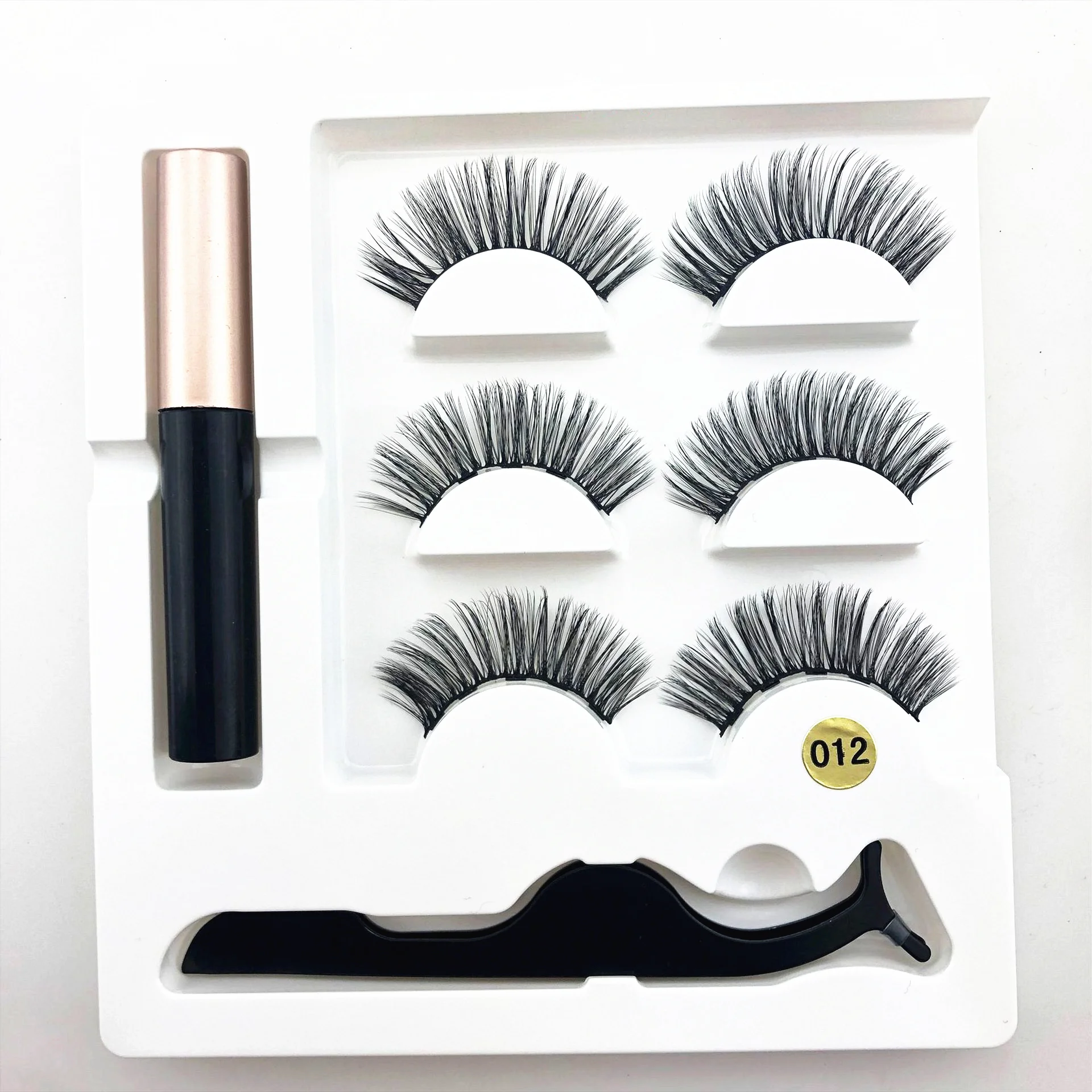 Mink eyelashes vendor wholesale private label magnetic eyeliner with 3d magnetic eyelashes