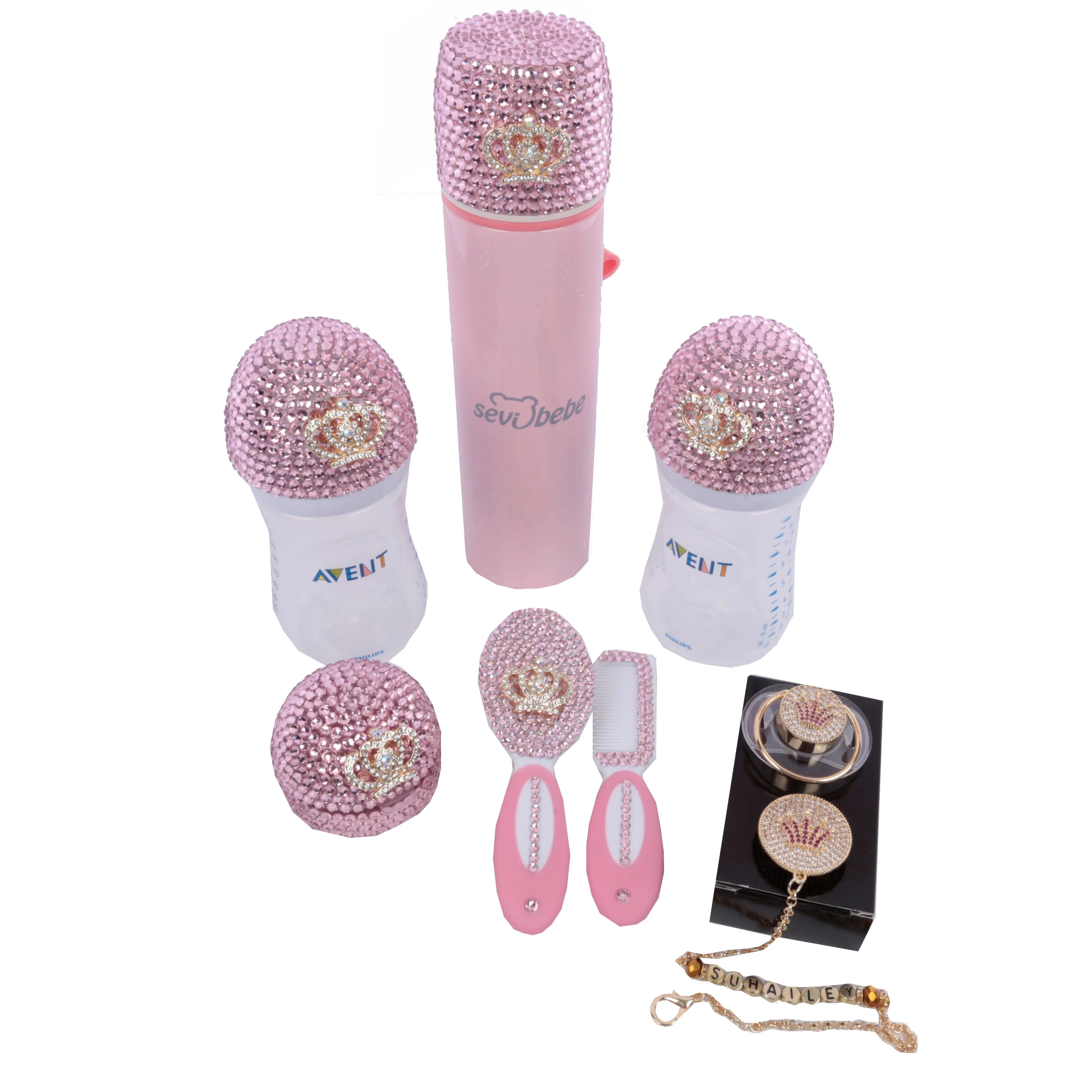 Water Milk Baby Bottle High Quality Modern Luxury Newborn New Design Wholesale Custom Pacifier Clip Comb Set Product Supplier