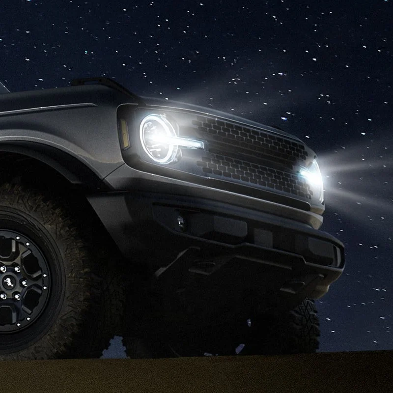 High Quality Car Lights Led Auto Headlamp Sport Style Light For Ford Bronco Headlight 2021