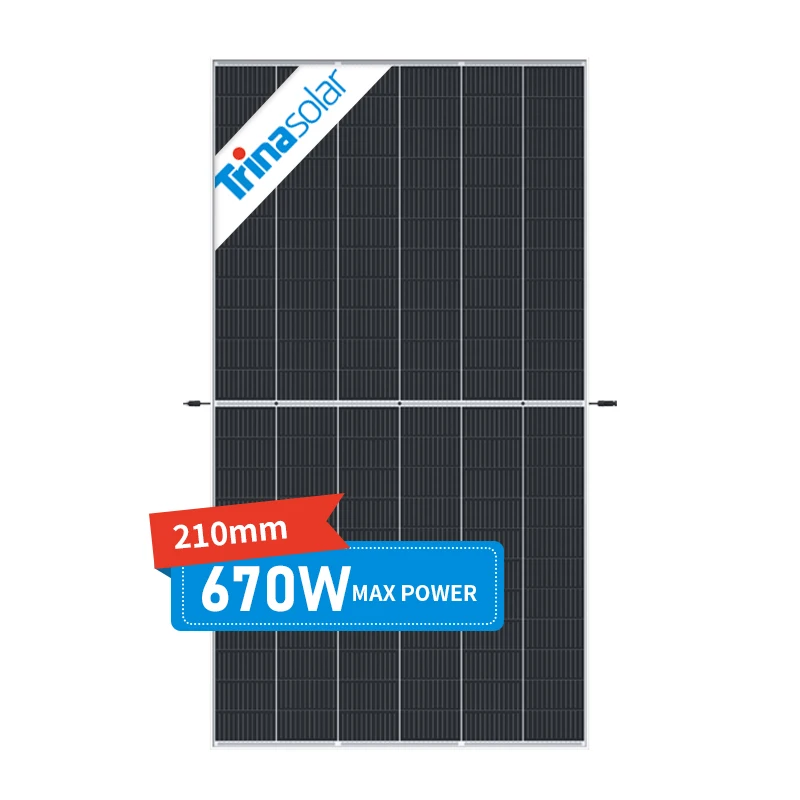 Factory price Trina solar panel 550w 650w 660w 670w half sale all black in stock