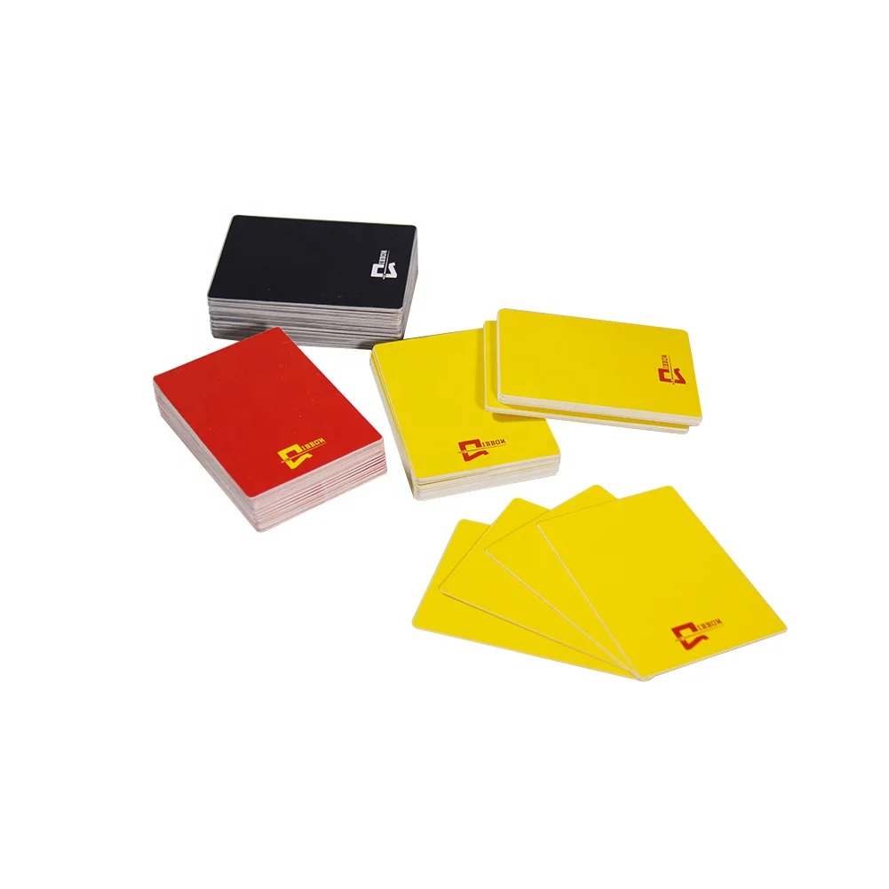 GIBBON ET-751140 Cheap Price Warning Referee Red And Yellow Cards  Football Soccer Instructor Accessories