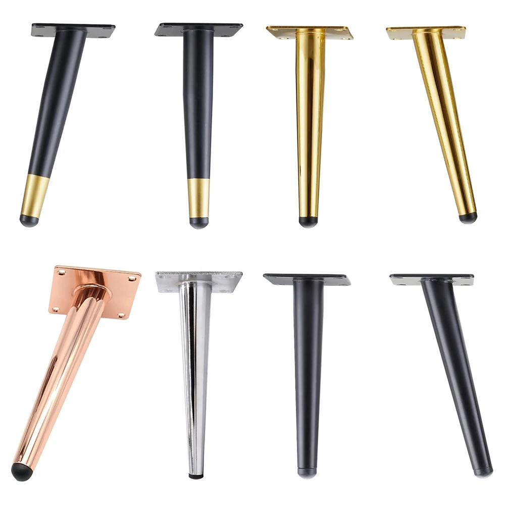 Sofa Legs Modern Luxury Side Bedside Bench Metal Furniture Bed Cabinet Sofa Legs for Sofa Gold TV Stand Feet Steel Black Chrome
