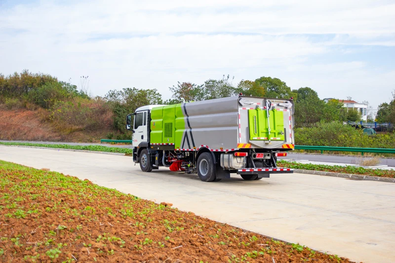China can customize 4*2 Heavy Duty Truck Haworth 16 cu.m. Sweeper Road Cleaning Vehicle City Sanitation Vehicle