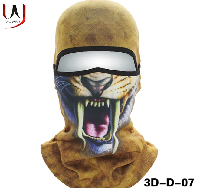 Wholesale 3D Animal Funny Balaclava Full Face Mask Cycling Bike Motorcycle Skiing Snowboarding Music Festival Party Halloween
