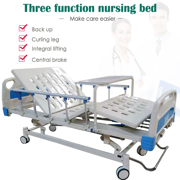 
Cheap 3 functions adjustable hospital bed for patient 