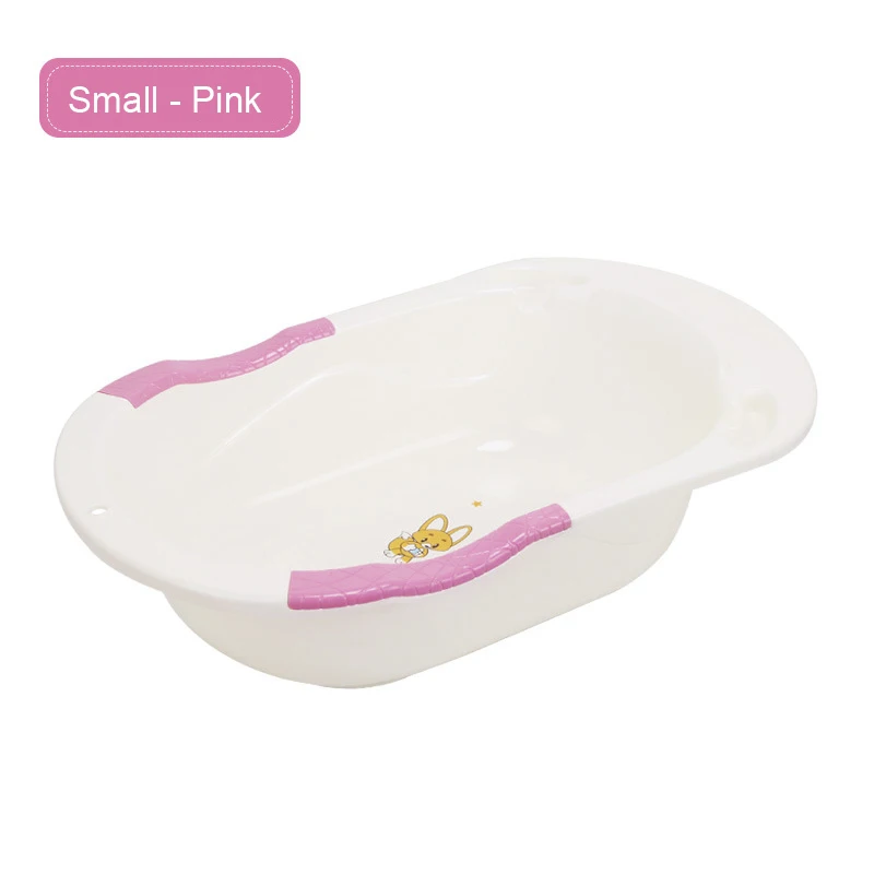 Лучшая цена, Детская ванна, симпатичная мультяшная ванна, нескользящая Детская ванна, пластиковая однотонная Ванная для новых детей