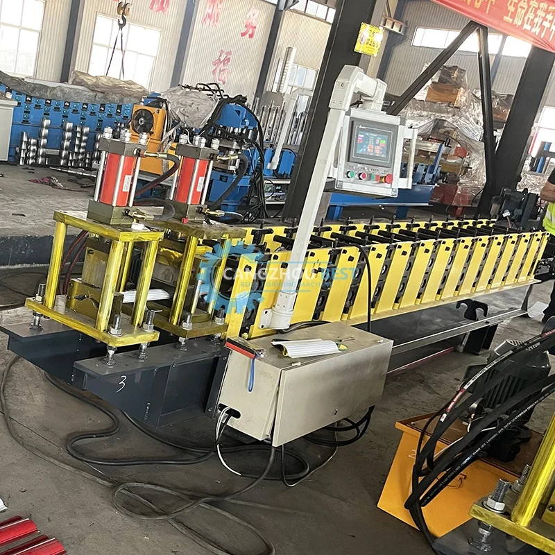 High Productivity Customized Design Best Price Steel Fence Cold Roll Forming Machine For Russia