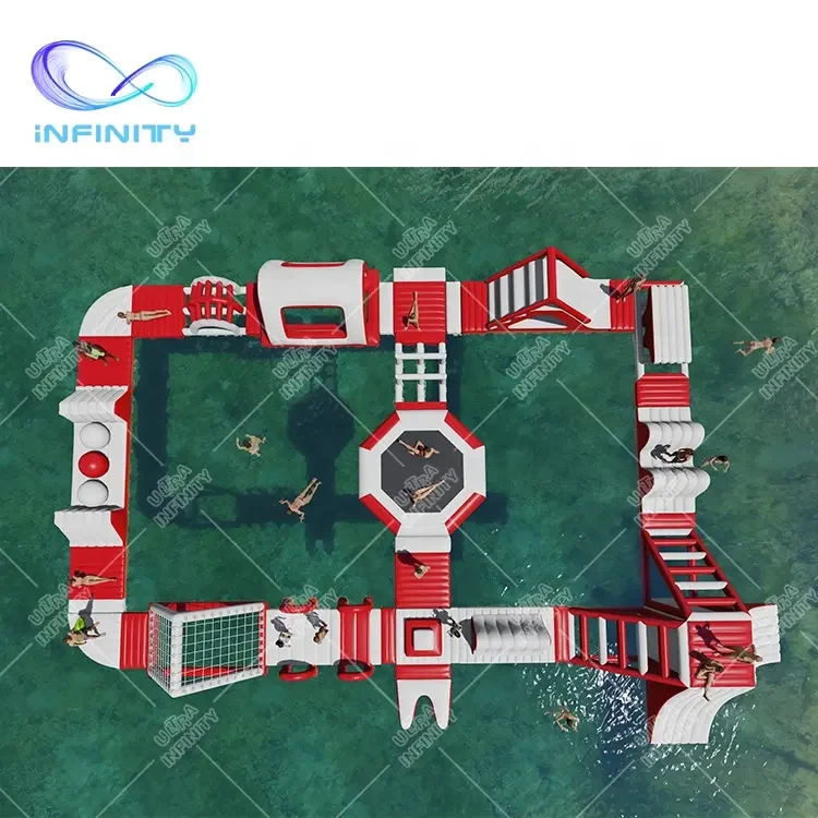 Big Water Amusement Park Games Inflatable Aqua Water Park Sports Obstacle Floating Water Park Inflatable Equipment Commercial
