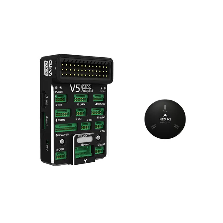 CUAV V5 nano с NEO V2 GPS набор для Ardupilot PX4 Дрон Части контроллер управления полетом FPV Вертолет соревнование