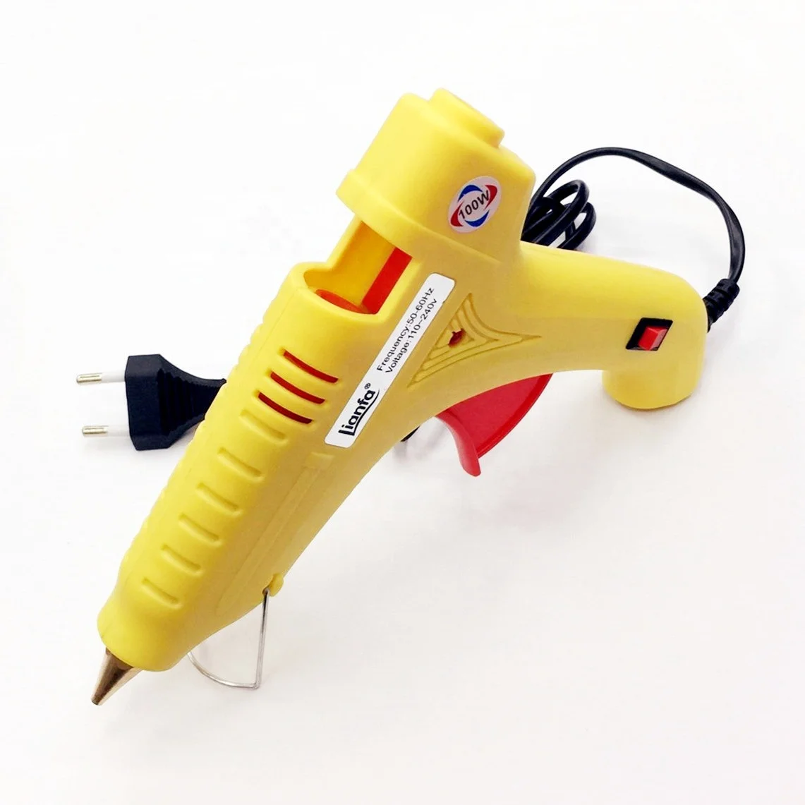 big power hot melt glue machine with copper nozzle factory use glue spreading machine with switch