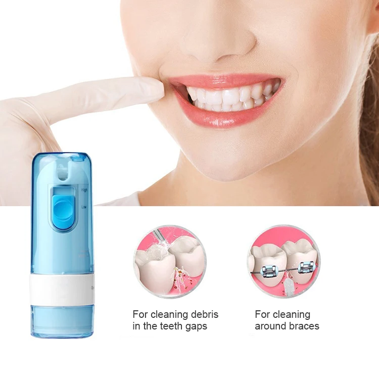 
travel portable rechargeable oral irrigator cordless water flosser achepower 