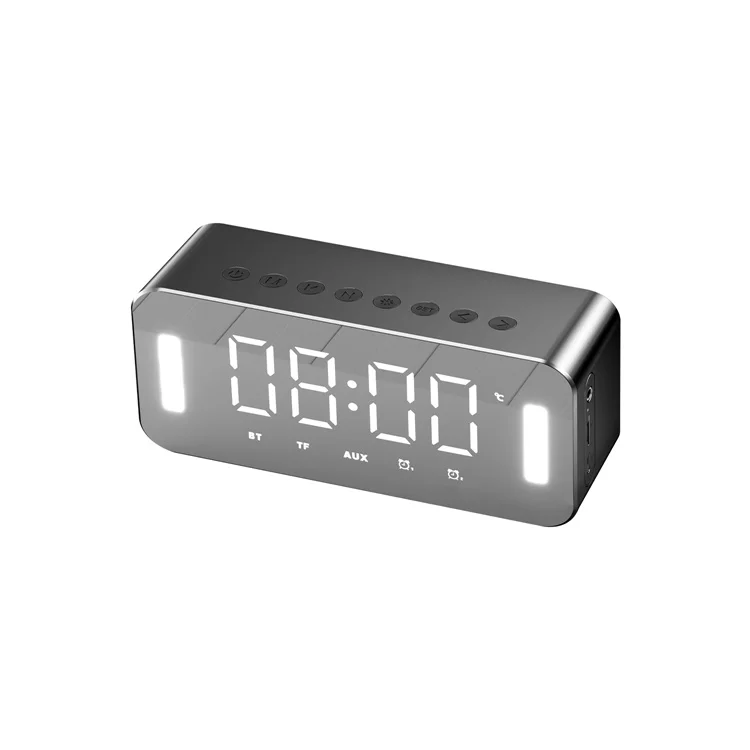 Высокое качество Многофункциональный беспроводной BT динамик с будильником портативный светодиодный дисплей активный динамик для продажи