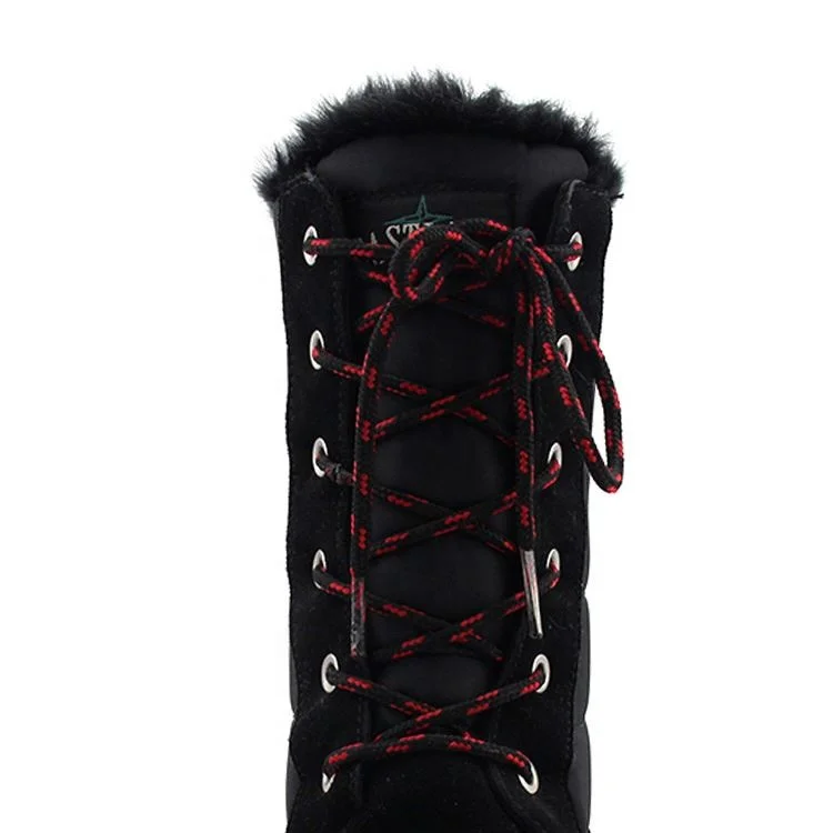 Lapps Thick Plush Soled Warm Ankle Outdoor Waterproof Quality Woman Knee High Wemens Winter Boots