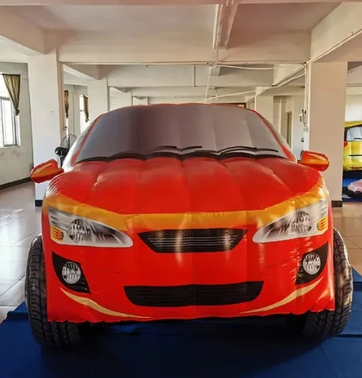 Подгонянная полноразмерная надувная модель автомобиля для рекламы Beile