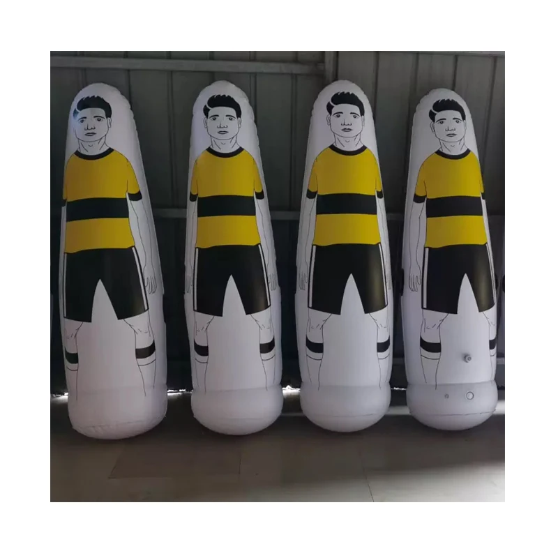Customize Inflatable Football Training Goal Keeper Tumbler Soccer Goal Keeper Air Mannequin Wall