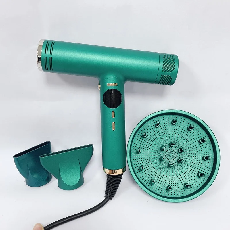 High power Lcd display negative ions blcd fast dryer portable electric hair blow dryer with detachable power cable