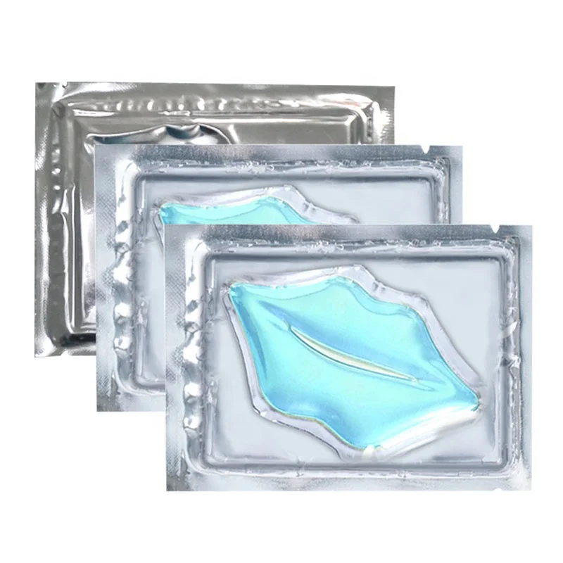 Hot Selling Private Label Lip Mask Gold Cooling Crystal Collagen Nourishing gel lip Pads