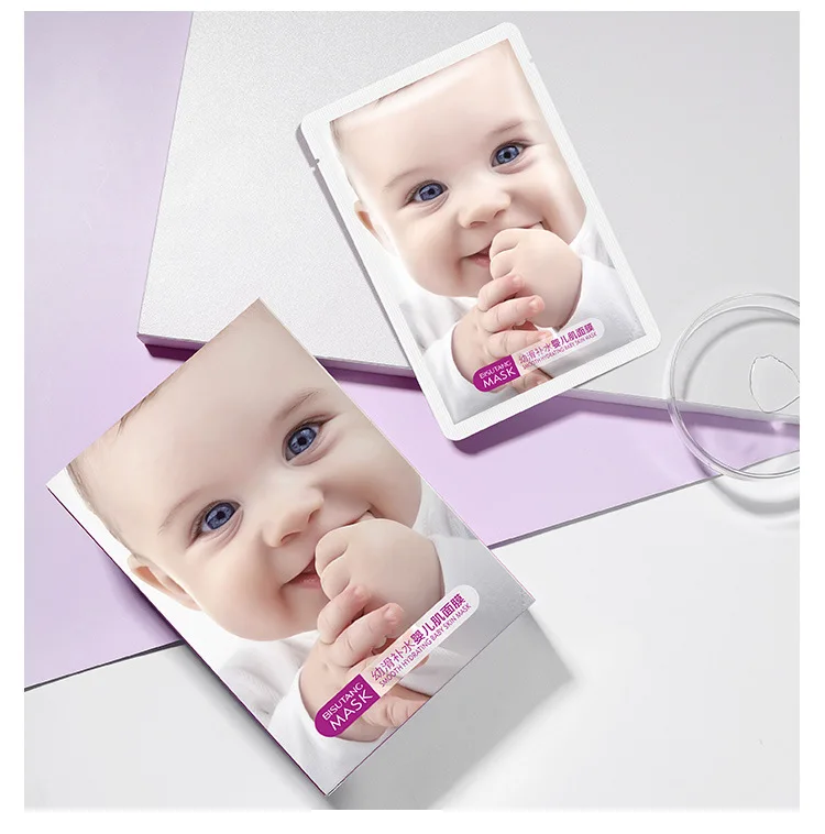 10 Pcs/box Tender Baby Skin FaceSkin Care Beauty Moisturizing Silk Moisture Facial Mask Skin Care Mask Set Beauty Moist